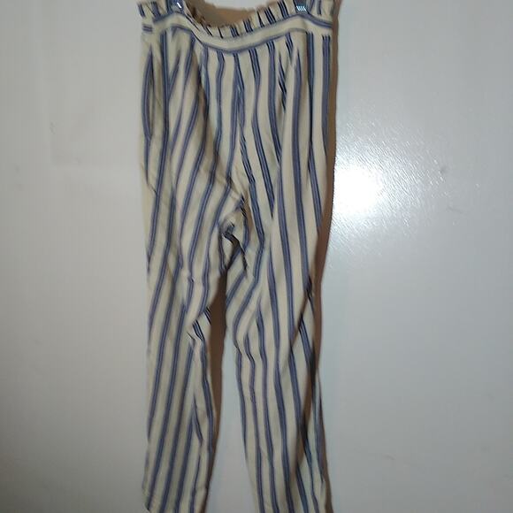 Express striped high rise wide leg ankle pants. Size 4 - Picture 7 of 10